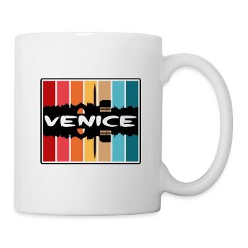 Venice Italy Skyline Silhouette Travel Souvenir - Mug - white - Right