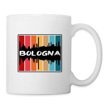 Bologna Italy Skyline Silhouette Travel Souvenir - Mug - white - Right