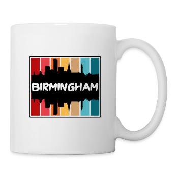 Birmingham England Skyline Silhouette Travel Souve - Mug - white - Right