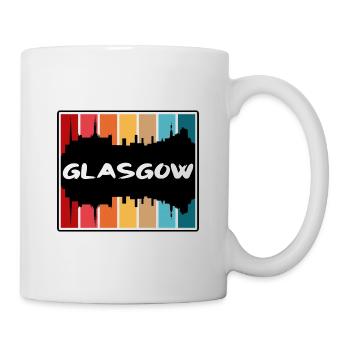 Glasgow Ecosse Skyline Silhouette Voyage Souveni - Mug blanc - blanc - Droite