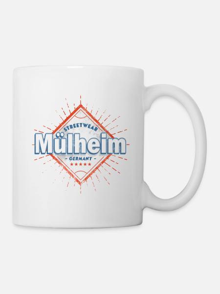 Mülheim Deutschland Stadt Skyline Heimat Liebe - Tasse - Weiß