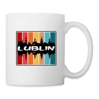 Lublin Pologne Skyline Silhouette Souvenir de voyage - Mug blanc - blanc - Droite