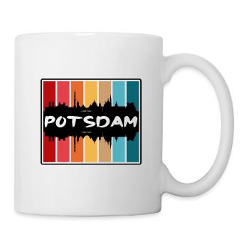 Potsdam Deutschland Skyline Silhouette Reisesouvenir - Tasse - Weiß - Rechts