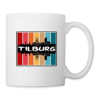 Tilburg Netherlands Skyline Silhouette Travel Souv - Mug - white - Right