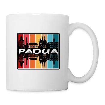 Padua Italien Skyline Silhouette Reise Souvenir - Tasse - Weiß - Rechts