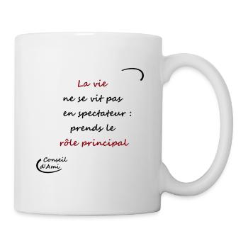 10 - Rôle principal - Mug blanc - blanc - Droite