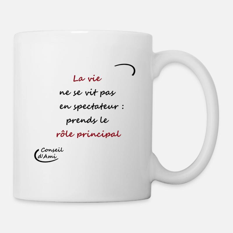 10 - Rôle principal - Mug blanc - blanc