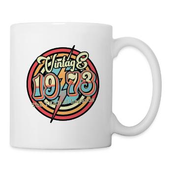 1973 Vintage - Tasse - Weiß - Rechts