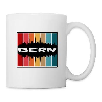 Bern Schweiz Skyline Silhouette Travel Souveni - Tasse - Weiß - Rechts