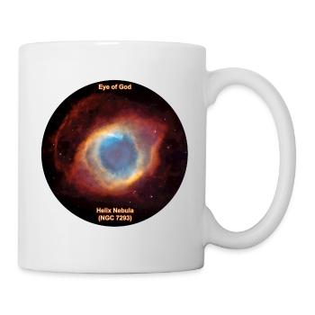 Eye of God - Helix Nebula (NGC 7293) - Tasse - Weiß - Rechts