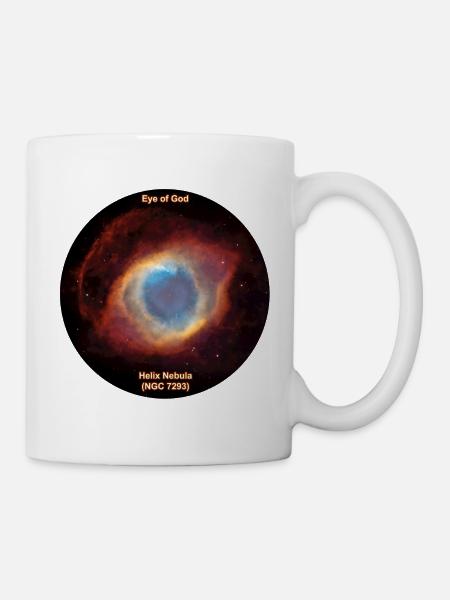 Eye of God - Helix Nebula (NGC 7293) - Tasse - Weiß