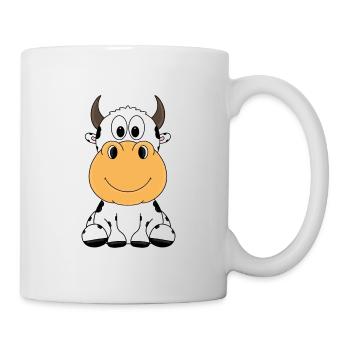 KUH - TIER - KIND - BABY - Tasse - Weiß - Rechts