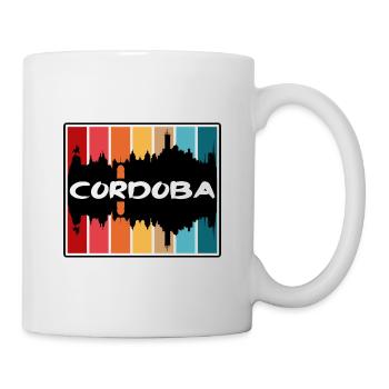 Cordoba Argentine Skyline Silhouette Travel Souven - Mug blanc - blanc - Droite