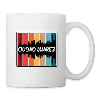 Ciudad Juarez Mexico Skyline Silhouette Travel Sou - Mug - white - Right