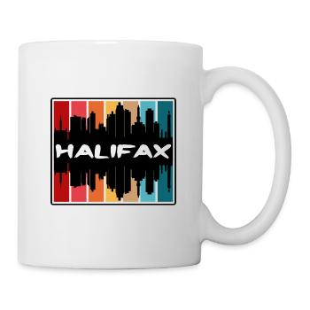 Halifax Kanada Skyline Silhouette Reise Souvenir - Tasse - Weiß - Rechts