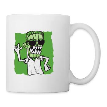 Cooler Zombie - Tasse - Weiß - Rechts
