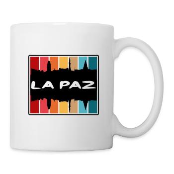 La Paz Bolivia Skyline Silhouette Souvenir de voyage - Mug blanc - blanc - Droite