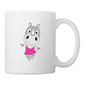 NASHORN - TANZEN - BALLETT - BALLERINA - Tasse - Weiß - Rechts