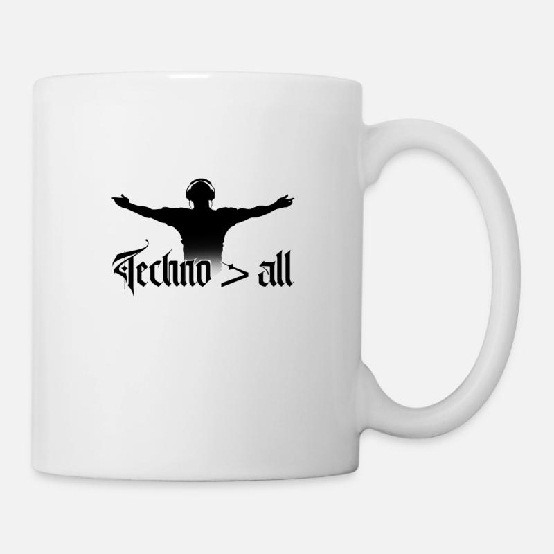 Techno > alle - Tasse - Weiß