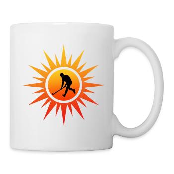 Field hockey player hockey star - Mug - white - Right