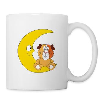 MEERSCHWEINCHEN - MOND - TIER - KIND - BABY - Tasse - Weiß - Rechts