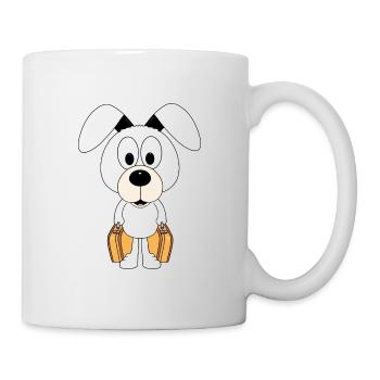 HUND - REISE - URLAUB - FERIEN - AUSWANDERER - Tasse - Weiß - Rechts