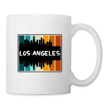Los Angeles Californie États-Unis Skyline Silhouette - Mug blanc - blanc - Droite