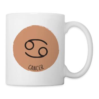 cancer zodiac signs - Mug - white - Right