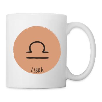 libra zodiac sign - Mug - white - Right