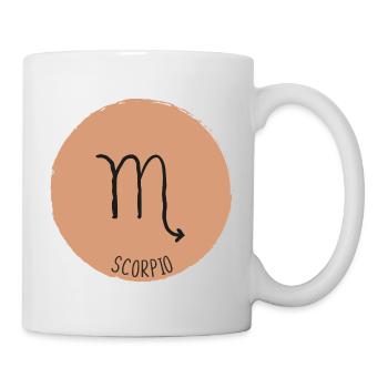 scorpio zodiac sign - Mug - white - Right