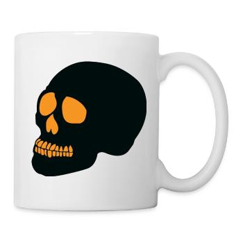 Crâne Halloween 2 - Mug blanc - blanc - Droite
