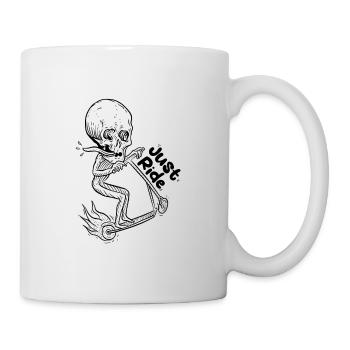 Just ride old school trottirider - Mug blanc - blanc - Droite