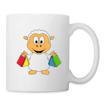 SCHAF - SHOPPING - TIER - TIERISCH - Tasse - Weiß - Rechts