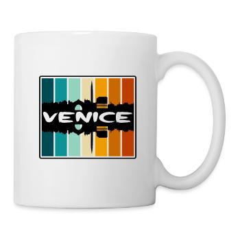 Venice Italy Skyline Silhouette Travel Souvenir - Mug - white - Right