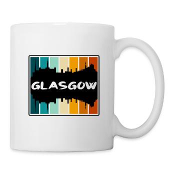 Glasgow Ecosse Skyline Silhouette Voyage Souveni - Mug blanc - blanc - Droite