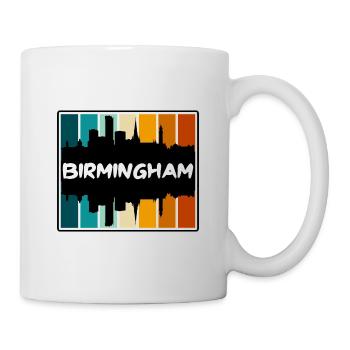 Birmingham England Skyline Silhouette Travel Souve - Mug - white - Right