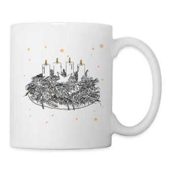 Christmas Advent Wreath Advent - Mug - white - Right