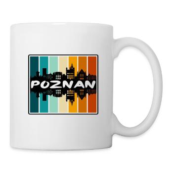 Poznan Poland Skyline Silhouette Travel Souvenir - Mug - white - Right