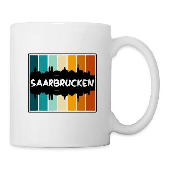 Sarrebruck Allemagne Skyline Silhouette Travel Souv - Mug blanc - blanc - Droite