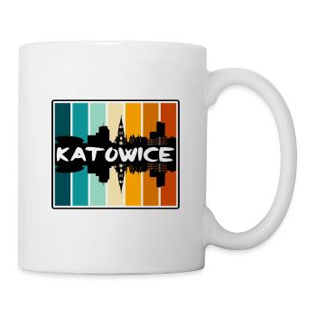 Katowice Poland Skyline Silhouette Travel Souvenir - Mug - white - Right
