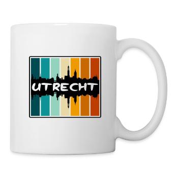 Utrecht Netherlands Skyline Silhouette Travel Souv - Mug - white - Right