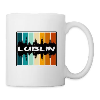 Lublin Pologne Skyline Silhouette Souvenir de voyage - Mug blanc - blanc - Droite