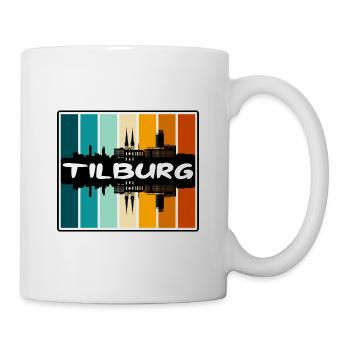 Tilburg Netherlands Skyline Silhouette Travel Souv - Mug - white - Right