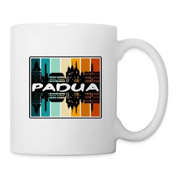 Padua Italien Skyline Silhouette Reise Souvenir - Tasse - Weiß - Rechts