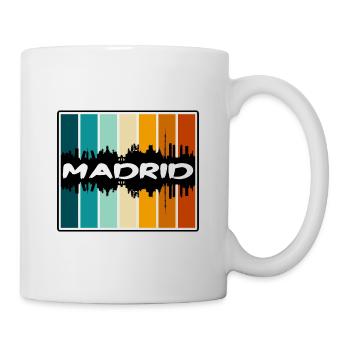 Madrid Espagne Skyline Silhouette Voyage Souvenir - Mug blanc - blanc - Droite