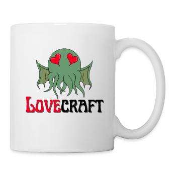 Lovecraft Cthulhu love - Tasse - Weiß - Rechts