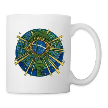 ORDEM E PROGRESSO - Mug blanc - blanc - Droite
