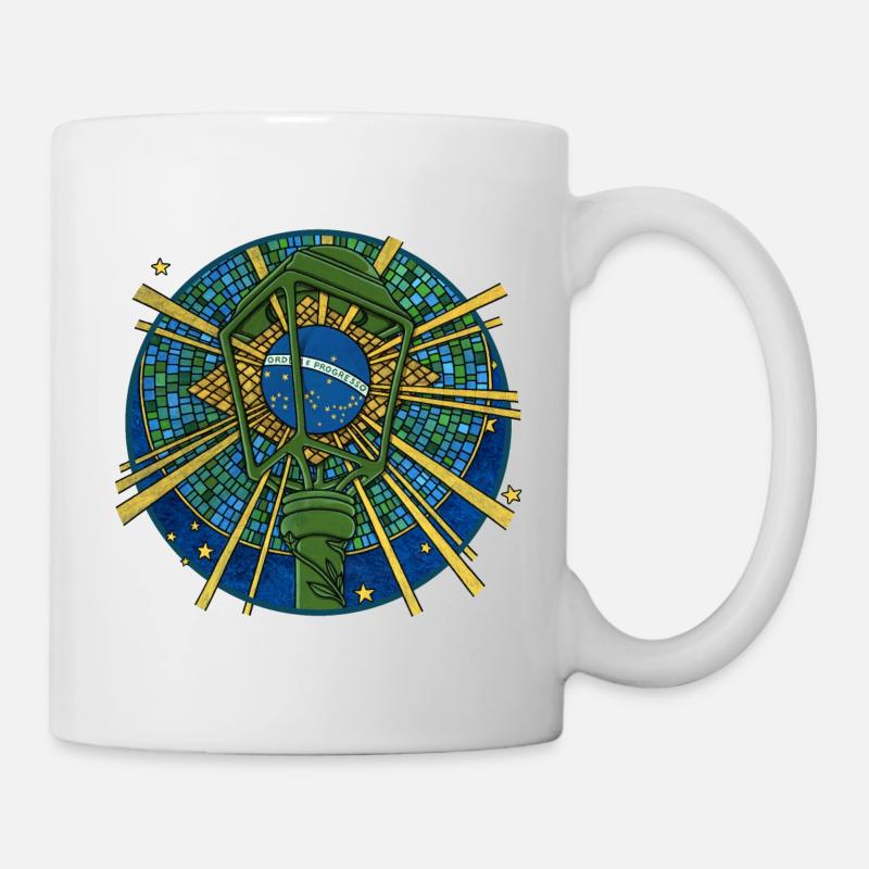 ORDEM E PROGRESSO - Mug blanc - blanc