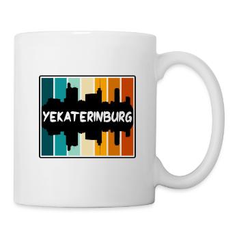 Ekaterinbourg Russie Skyline Silhouette Travel Sou - Mug blanc - blanc - Droite