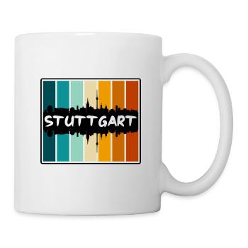 Stuttgart Allemagne Skyline Silhouette Travel Souven - Mug blanc - blanc - Droite